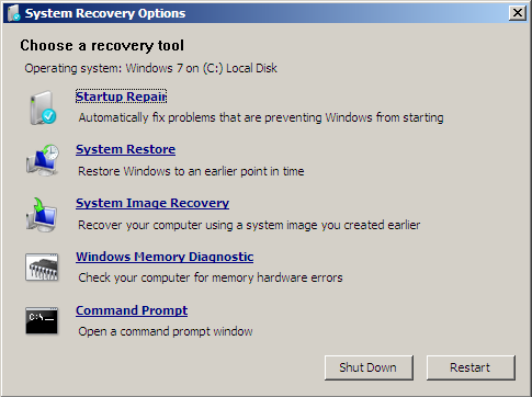 Bootrec.exe /fixmbr not working windows 10